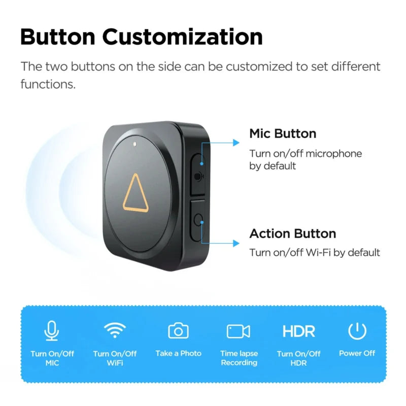 VIOFO BTR200 Wireless Bluetooth Remote Control (Updated Version)