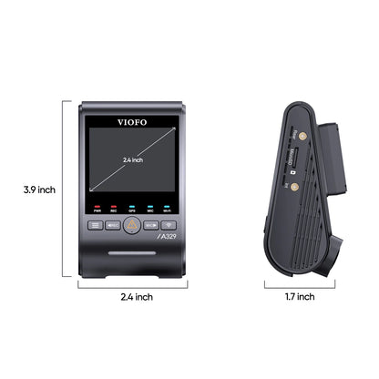 VIOFO A329S 4K HDR 1-Channel Dashcam