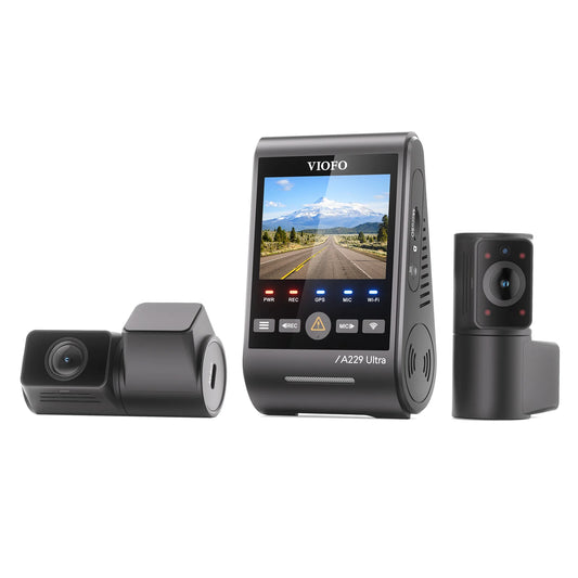 VIOFO A229 Ultra 3CH 4K - 3-Channel Dash Cam
