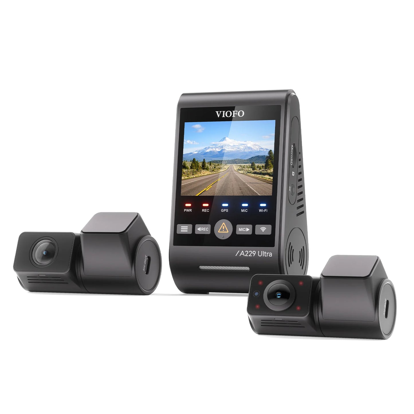 VIOFO A229 Ultra 3CH 4K - 3-Channel Dash Cam