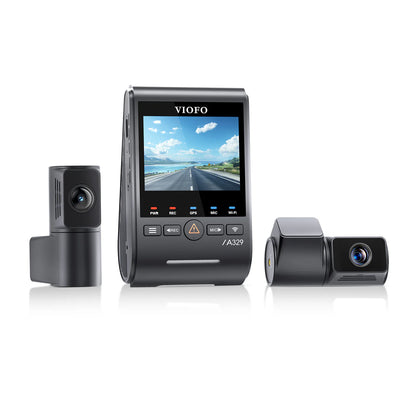 VIOFO A329T 3CH 4K  - 3-Channel Dash Cam