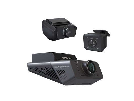Vueroid S1 QHD Infinite 3-Channel Dash Cam kit