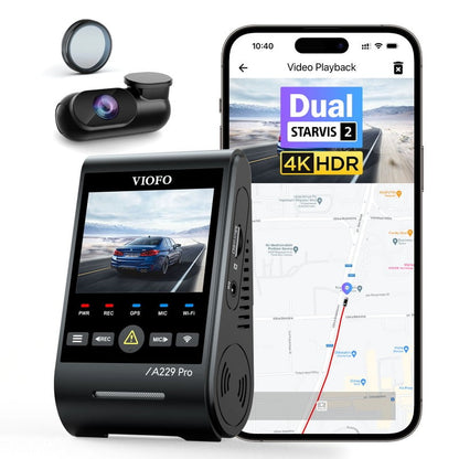 VIOFO A229 PRO 2-Channel Dash Cam