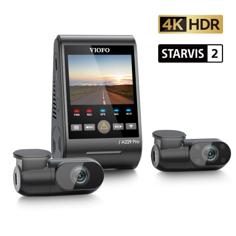 VIOFO A229 PRO 3-Channel Dash Cam