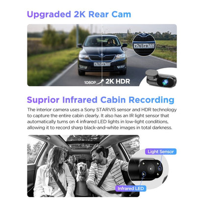 VIOFO A229 PRO 3-Channel Dash Cam